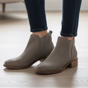 Tory Burch Taupe Ankle Booties